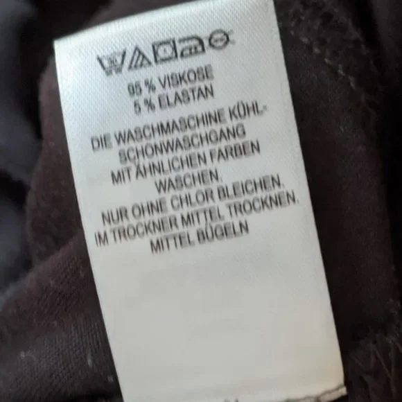 New Donna Rico Black knit low flared hem drop waist dress, size 2X - Picture 6 of 6